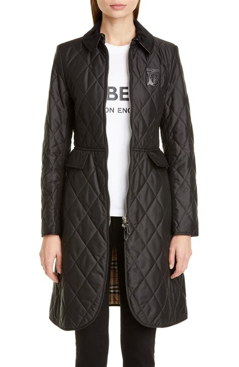 burberry ongar quilted coat|burberry coats for women.